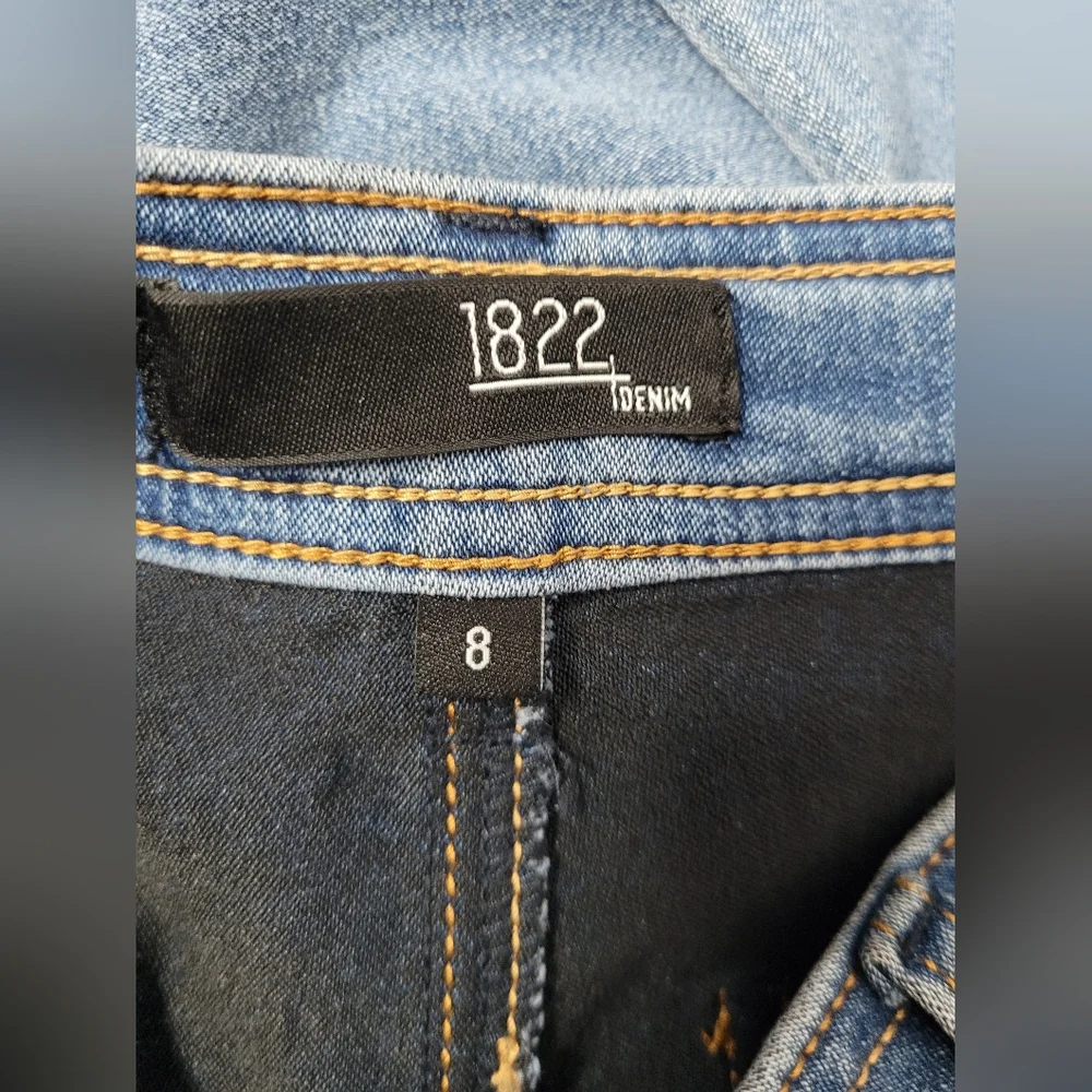1822 Denim Jeans Size 8 Wide Leg Crop Soft NWOT Retro Soft 26